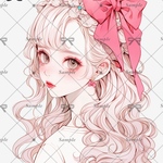 【A27】teatea.オリジナル 人物ステッカー