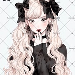 【A38】teatea.オリジナル 人物ステッカー