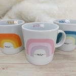 再販×3　虹のマグカップ☆名入れ、イニシャル入れ可☆