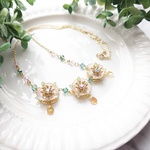 花が芽吹く桜色の風 ネックレス