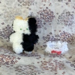 小さなねこのぬいぐるみ　ミケ