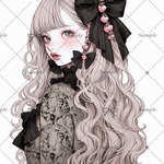 【A188】teatea.オリジナル 人物ステッカー