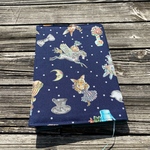 新色★A5ソフトカバー用21. 5㎝ブックカバー★Joli Fleur ジョリーフルール☆THORN ROSE★ネイビー×ラメ