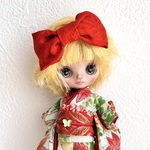 プチブライスサイズの着物セット