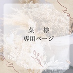 菜     様 専用ページ