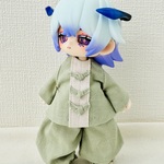 虫虫カフェ専用サイズカンフーパジャマ　くすみグリーン