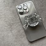 スマホグリップ🎀グレー