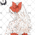 【A228】teatea.オリジナル 人物ステッカー
