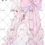 【A253】teatea.オリジナル　人物ステッカー