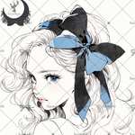 【A254】teatea.オリジナル 人物ステッカー