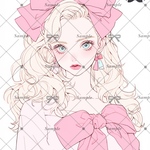【A265】teatea.オリジナル 人物ステッカー