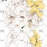【A269】teatea.オリジナル 人物ステッカー