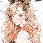 【A272】teatea.オリジナル 人物ステッカー