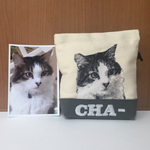 mi-chan0807様オーダー品❤︎愛猫の刺繍ポーチ