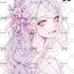 【A325】teatea.オリジナル 人物ステッカー