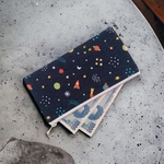 さよなら茶封筒！ お札入れポーチ  かわいい宇宙柄 数量限定