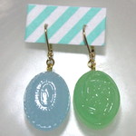 ドロップCandyピアス:) ソーダ・メロン 味
