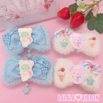 専用ページ♡ ふわもこりぼん　ミニ　ハンドメイド　リボン　ヘアクリップ　キッズ　Fancy ゆめかわ