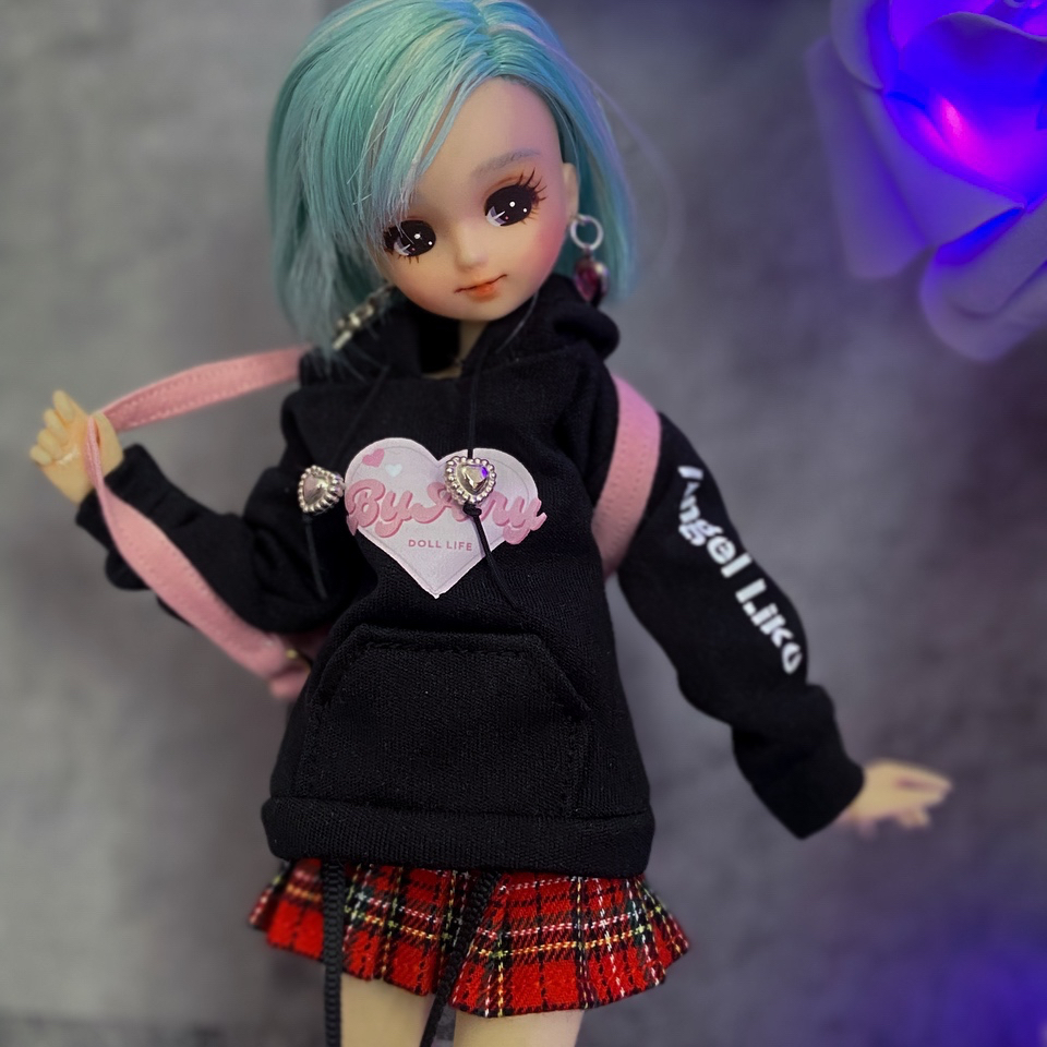 ♡サブカル系パーカー♡リカちゃん・1/6ドールサイズ - Airy doll