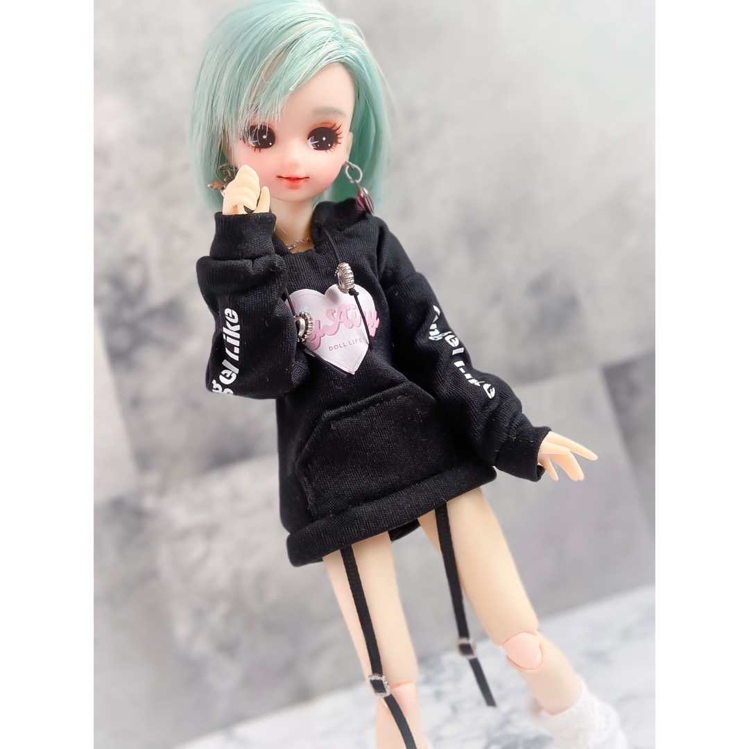 ♡サブカル系パーカー♡リカちゃん・1/6ドールサイズ - Airy doll