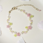 桜のビーズブレスレット⚘