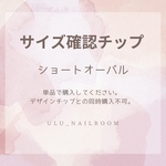 サイズ計測チップ(単品でお買い求めください。デザインチップと同時購入は不可です。）