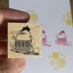  【ラバースタンプ】せきとりにわとり