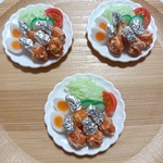 からあげプレート☆ミニチュアフード