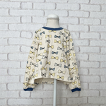 【110size】ガールズカットソー　リボン柄