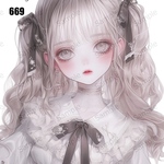 original sticker « no.669 »     //     人物ステッカー オリジナルステッカー