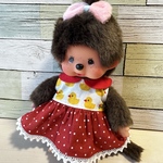  【Ｓサイズ】 1525チムたん　モンチッチS サイズ あひるちゃんのワンピース 