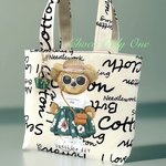 ❤️1点物❣️おしゃれくま🐻ちゃん❤️トートバッグ👜姉妹品❤️【546】