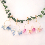 新色◇blue 紫陽花ひとひらイヤリング