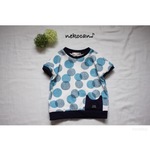 水玉さんのにゃんポケＴシャツ♪90