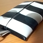 普通サイズ【Dカン付】ポケットティッシュカバー ドットストライプ ラミネートポケットティッシュケース