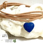 14kgf☆heart Frosted（ハートフロステット ）ラピスラズリ☆ネイティブ☆天然石☆一粒