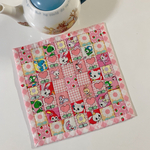 れとろ可愛い鍋敷き☆ピンク
