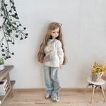 《受注》ミルクスウェットカーデ 2wayリカちゃん 1/6ドール服