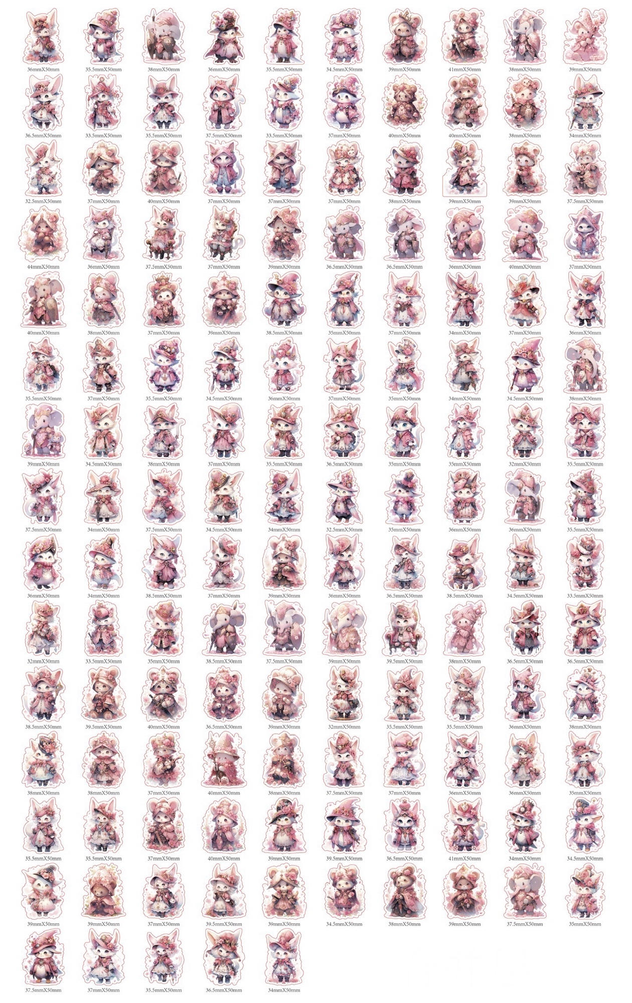 フローラルベアSakuraStory PETステッカー145種 - nene_hope_heart