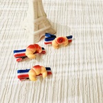 トリコロール×クロワッサンピン