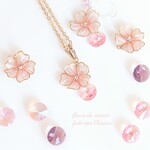 小さな桜❀プリンセスネックレス