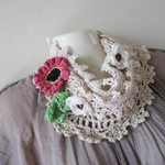 春夏・小花いっぱいレースミニストール・べ⑩3・15JL