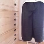 夏のセール！着物リメイク　観世水文様の夏ガウチョ