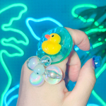 🐥🫧ぷかぷかアヒルさんリング🫧🌐