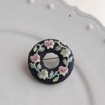 ビオラのブローチ(エレガント)