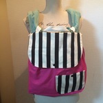   《再販4》送料無料 あったらいいなエルゴ抱っこ紐カスタマィズリュック（ストライプピンク）