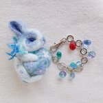 Happy Easter！(ワスレナグサ) 【バッグチャーム】