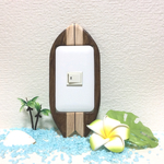ちょっとおしゃれサーフボード型電気スイッチカバー枠