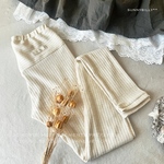 【再販ラスト】生成cottonすそクシュクシュレギンス