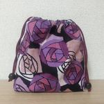 紫大人ローズの巾着♪